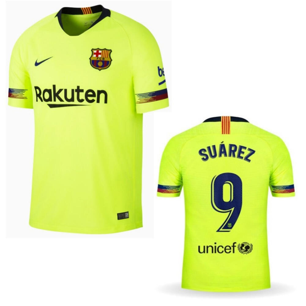 Best Barcelona nike youth barcelona suarez #9 Away Jersey -