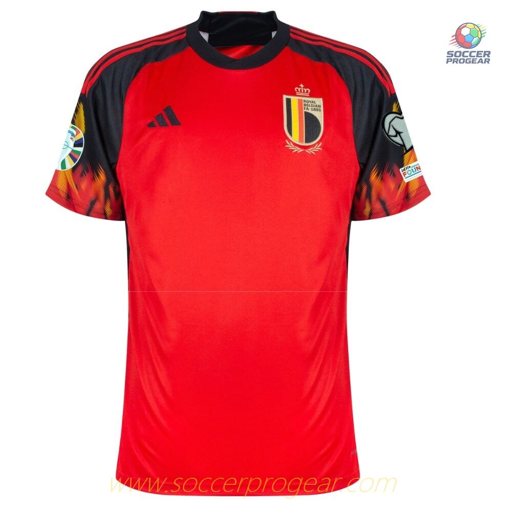 BELGIUM Official EURO 2024 QUALIFYING KIDS HOME JERSEY