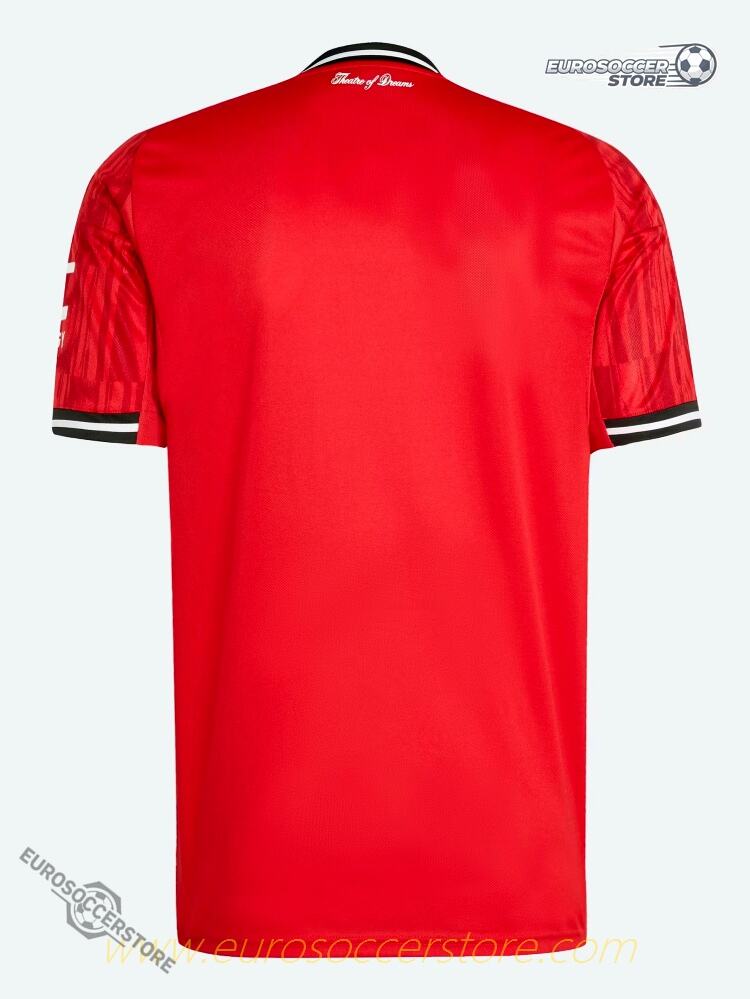 Manchester United's Home Football Jersey for the 25-26 Season