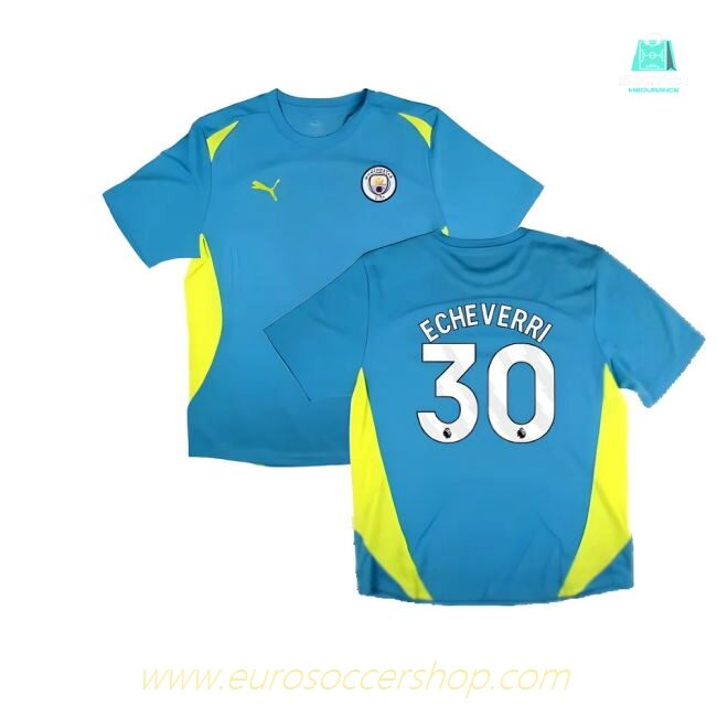2024-2025 Man City Training Shirt Pro (Blue) (Echeverri 30)