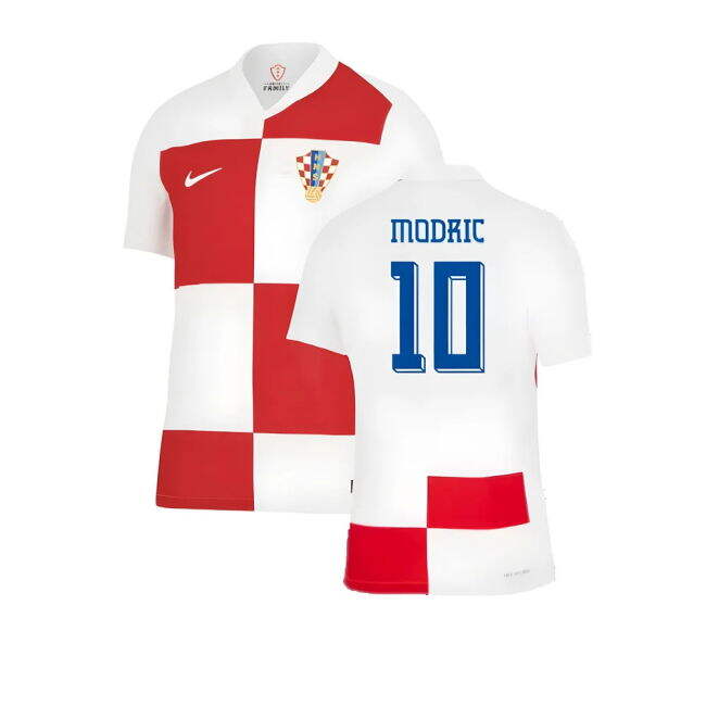 Match Worn Style Croatia Home Professional Jersey 2024-2025