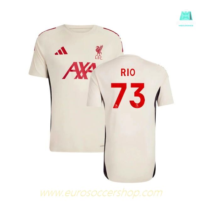 2025-2026 Liverpool Training Jersey (White) - Kids (Rio 73)
