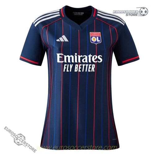 Lyon Women's Away Football Jersey for the 25-26 Season by Olympique Lyonnais