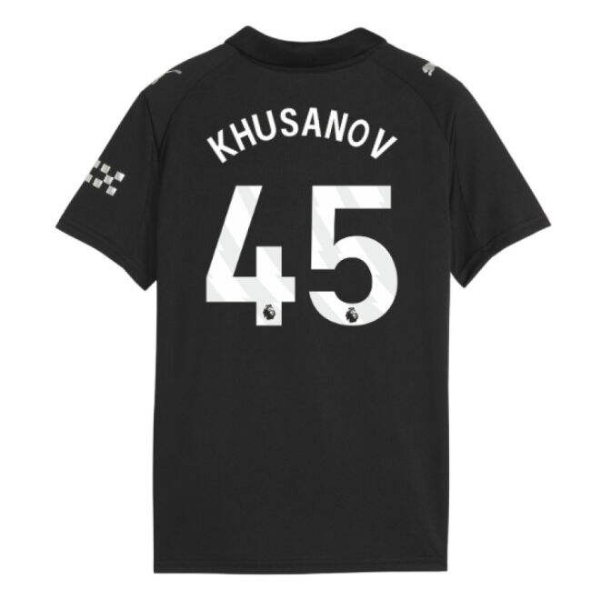 2025-2026 Man City Away Mini Kit (Khusanov 45)