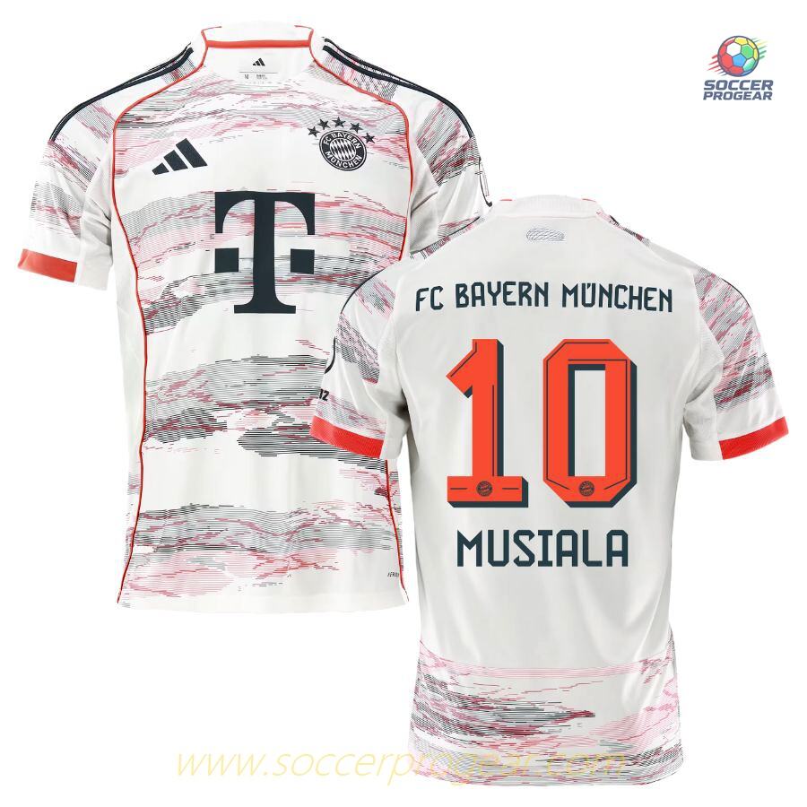 Bayern Munich Away Team Football Shirt 2025/26 Collection Musiala