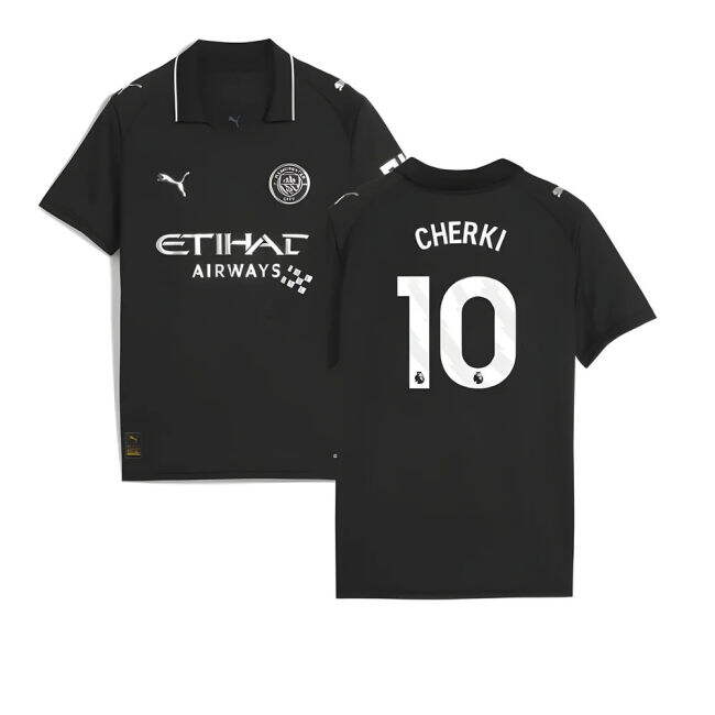 Kids Cherki 10 High Quality Man City 2025-2026 Away Shirt