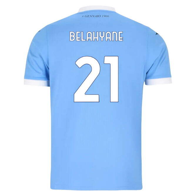 2025-2026 Lazio Home Shirt (Kids) (Belahyane 21) UV Protection