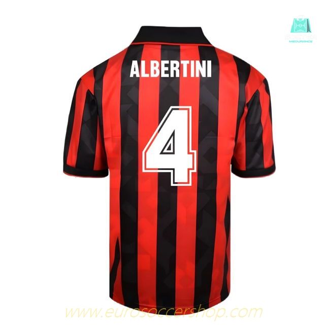 AC Milan 1994 Home Retro Shirt (Albertini 4)