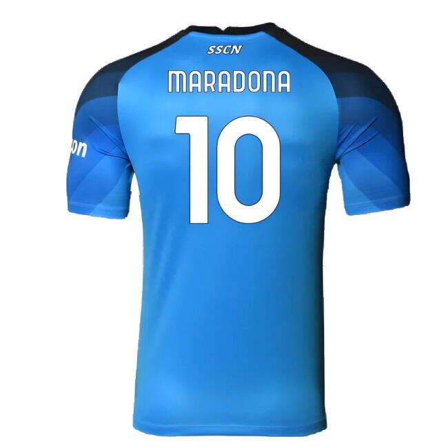 Napoli 2022-23 Player Issue Home Shirt (3XL) (Maradona 10) (Excellent)