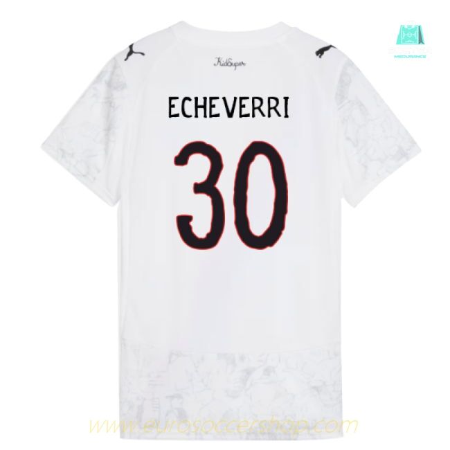 2025-2026 KIDSUPER x Manchester City CWC Shirt (White) - Womens (Echeverri 30)
