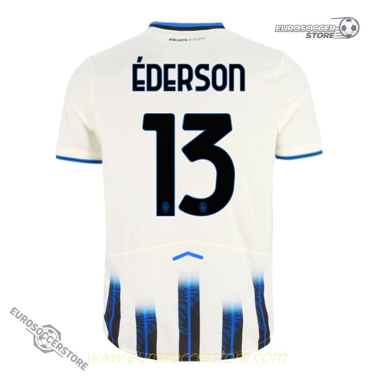 ÉDERSON's Away Jersey for Atalanta, Number 13, Season 25-26