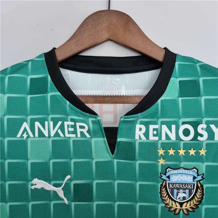 Kawasaki Frontale 2223 Third Green Soccer Jersey Football Shirt -