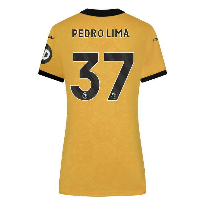 Official Licensed Wolves Wolves Home Shirt Womens Pedro Lima #37 M...