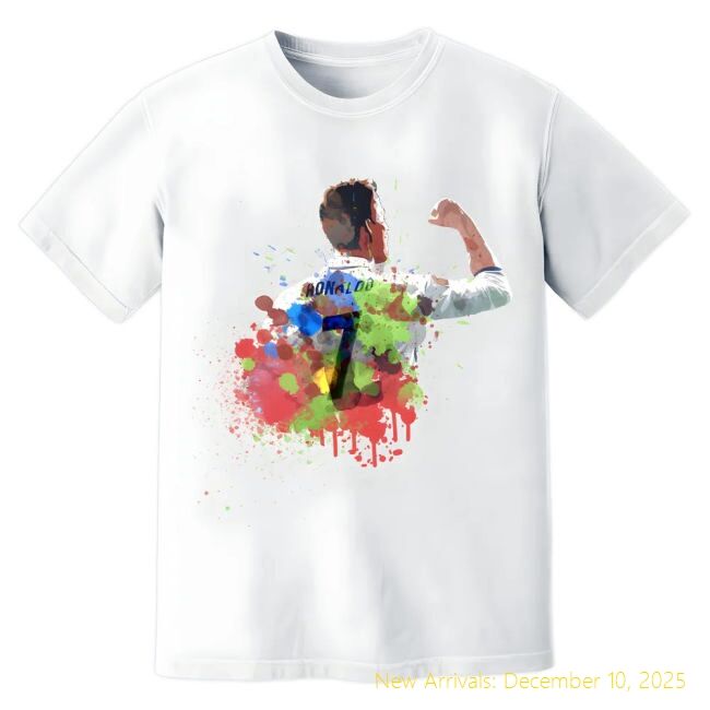 Real Madrid T-shirt - Featuring Ronaldo - Football Fashion