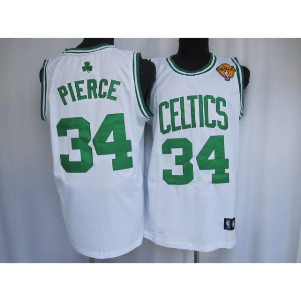 Authentic Jersey 34 - White - Basketball Fan Gear