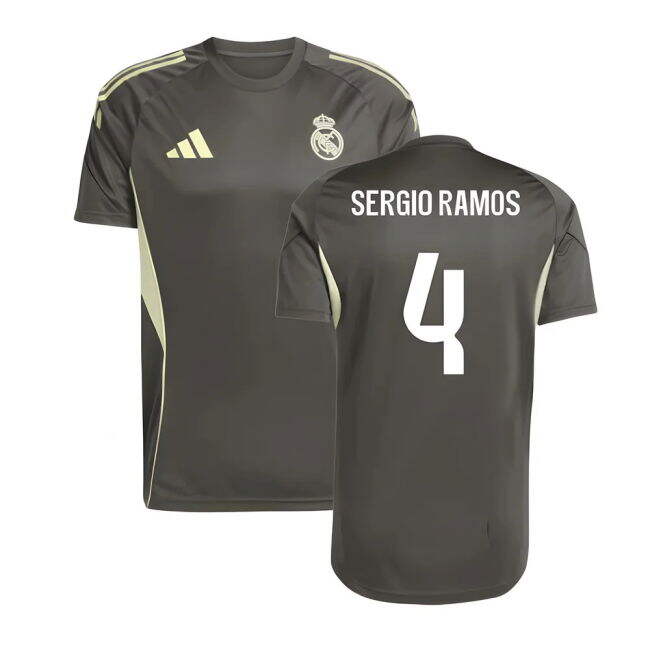 Sergio Ramos 4 2025-2026 Real Madrid Soccer Club Training Shirt