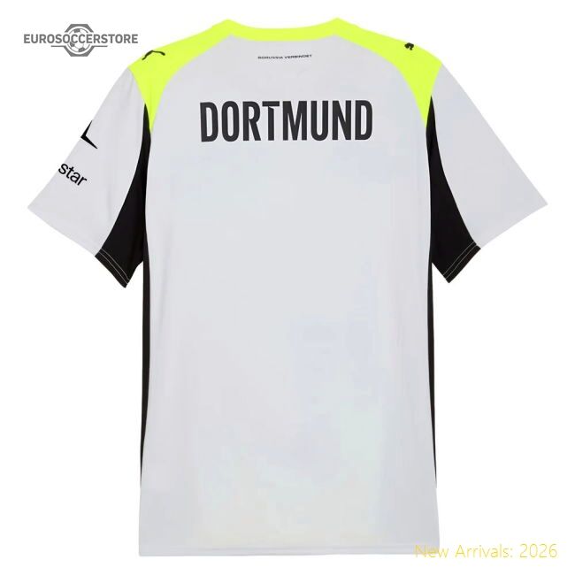 High-quality 2025-2026 Borussia Dortmund Away Shirt - Official Design