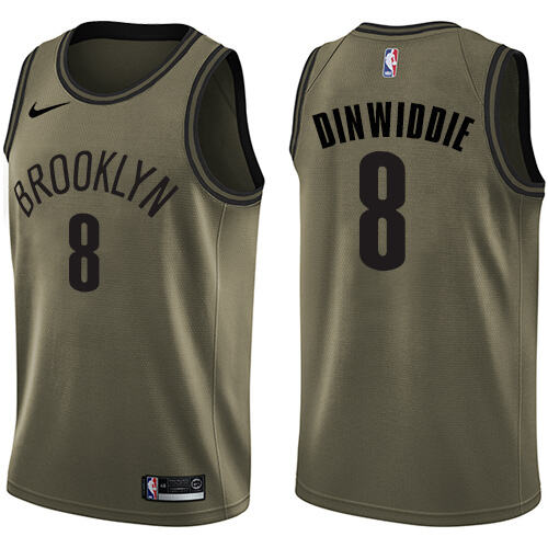 Professional Nets #8 Spencer Dinwiddie 2024 Icon NBA Swingman Jersey