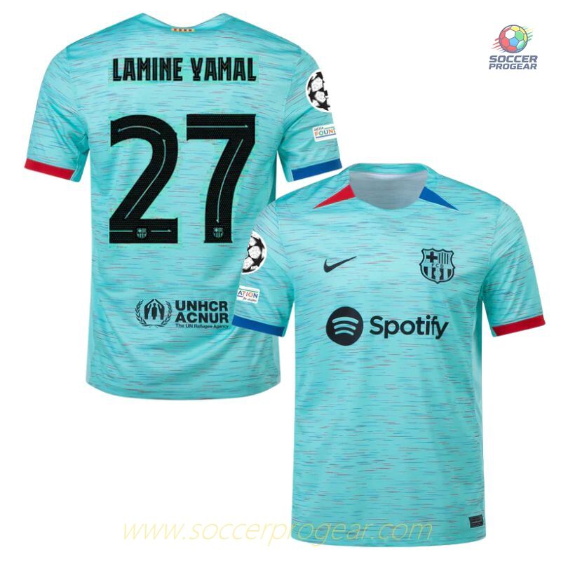 Barca Soccer Team Shirt 2023 2024 Third Lamine Yamal