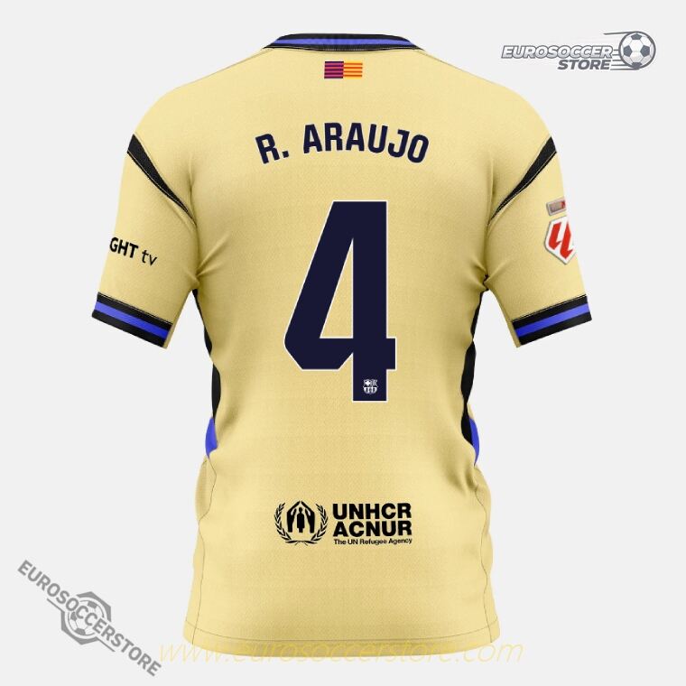 Barcelona 25-26 Away Kobe Bryant R. ARAUJO 4 Jersey (Player Version)