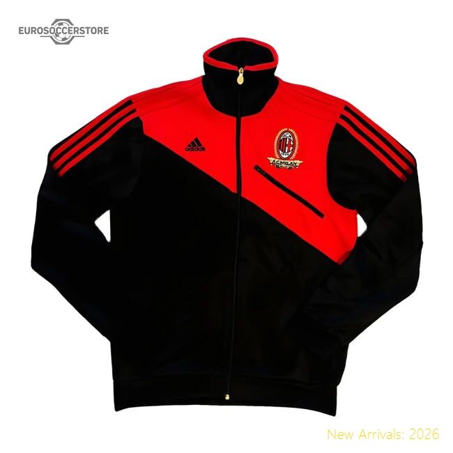 Ac Milan 2008-09 Adidas Hooded Jacket ((excellent) M) - Great Value