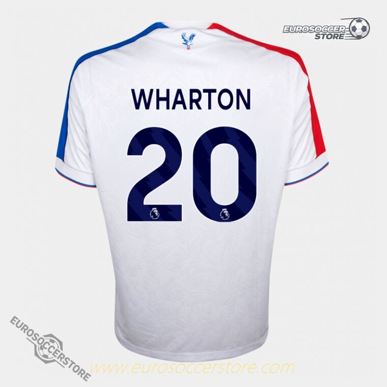 Crystal Palace 25-26 Third Eagle White Jersey Featuring WHARTON 20