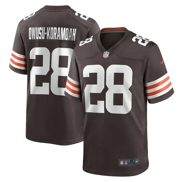 Performance None Game Jersey - Premium Brown NFL Fan Jersey | Game ...