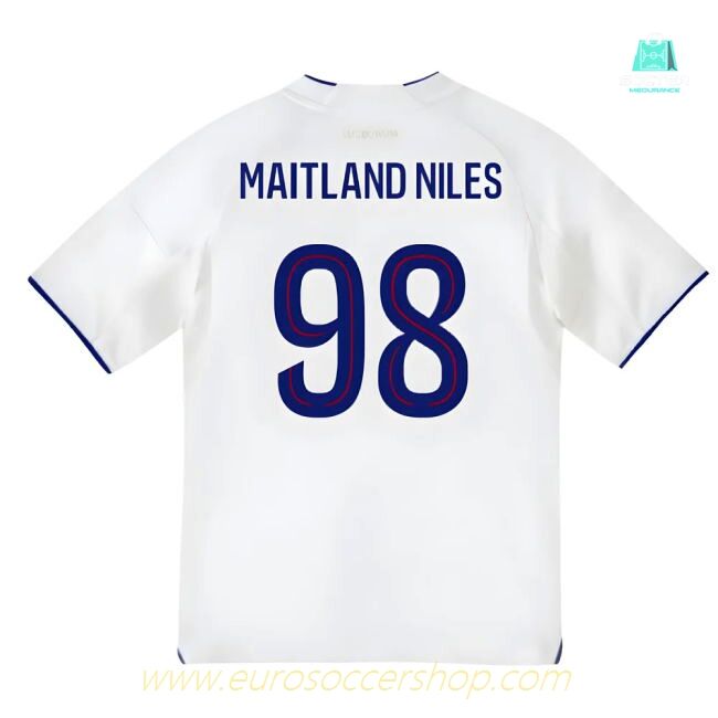 2025-2026 Olympique Lyon Home Shirt (Kids) (Maitland Niles 98)