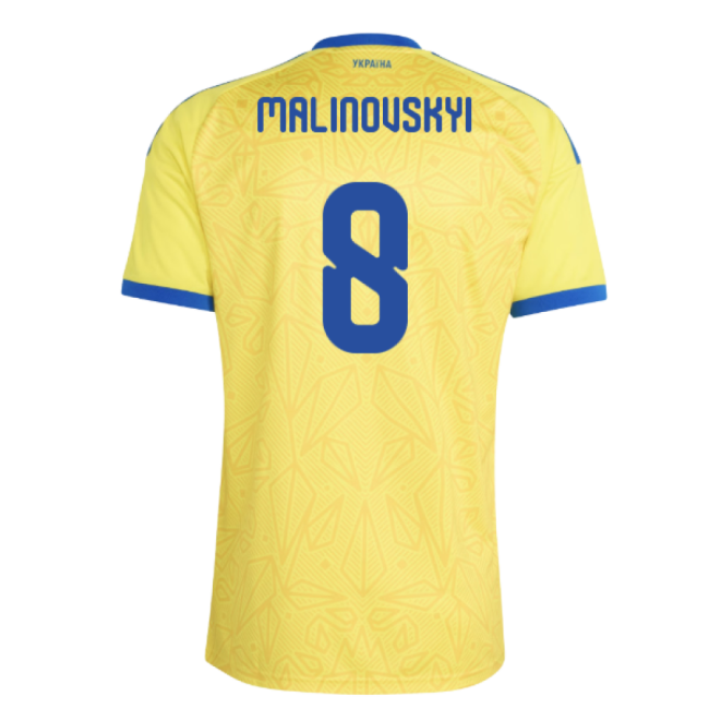 Authorized 2026-2027 Ukraine Home Shirt (Malinovskyi 8)