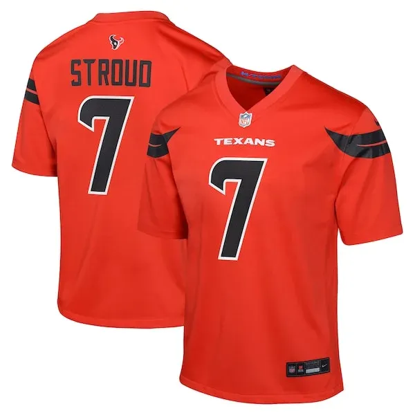 None Stroud Houston Game Jersey - Red | NFL Player Jersey | NFL Footba