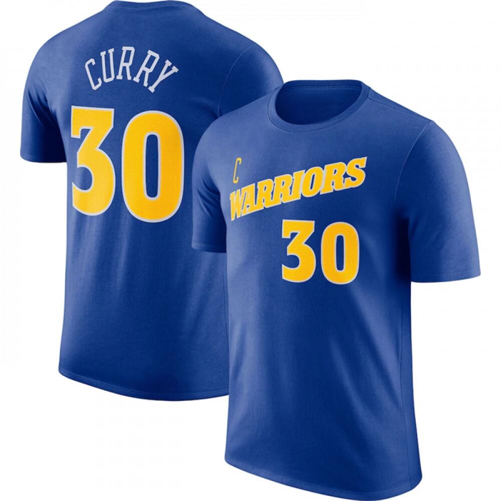 Authentic Stephen Curry30 Golden State Warriors Blue Jersey -