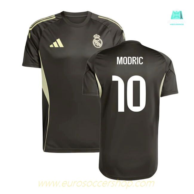 2025-2026 Real Madrid Training Jersey (Utility Grey) (Modric 10)
