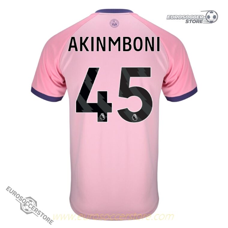 Bournemouth 25-26 Season Third Jersey with Player AKINMBONI Number 45