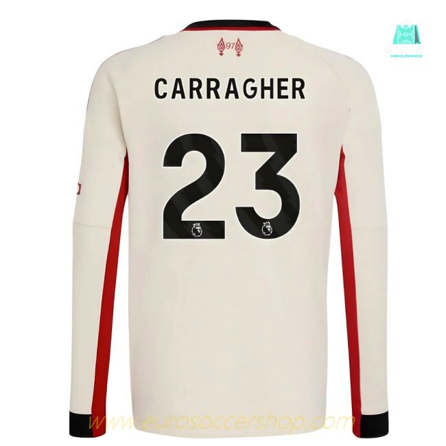 2025-2026 Liverpool Away Long Sleeve Shirt (Kids) (Carragher 23)