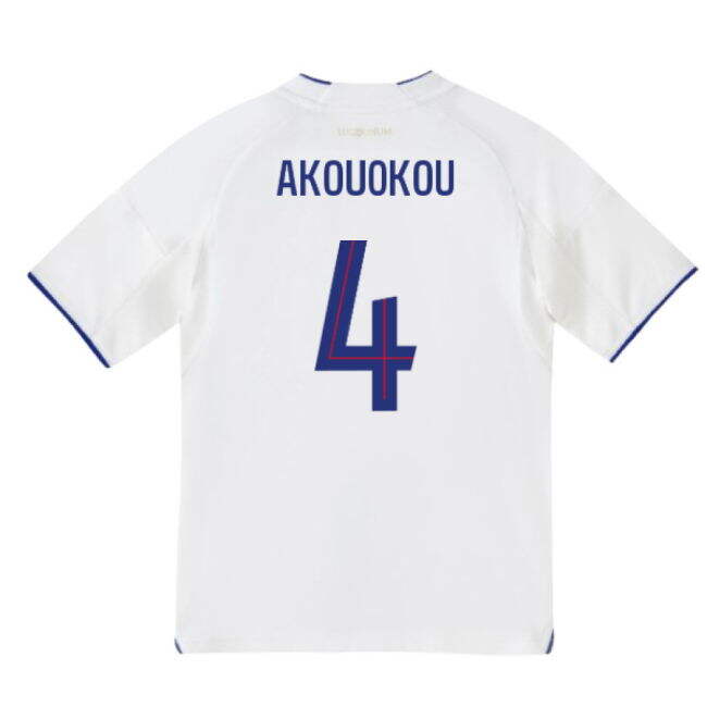 Kids Akouokou 4 Latest Breathable Lyon Home Game Jersey