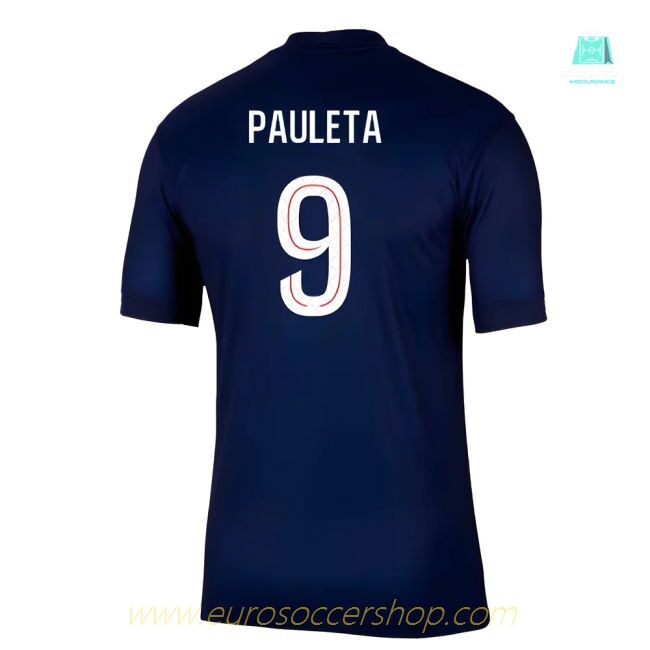 2025-2026 PSG Paris Saint Germain Home Shirt (Pauleta 9)
