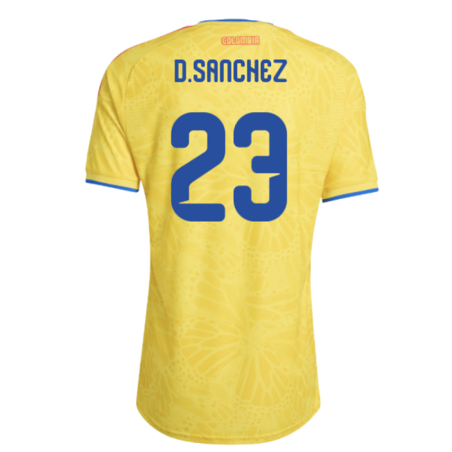 Trendy 2026-2027 Colombia Authentic Home Shirt (D.Sanchez 23) for F...