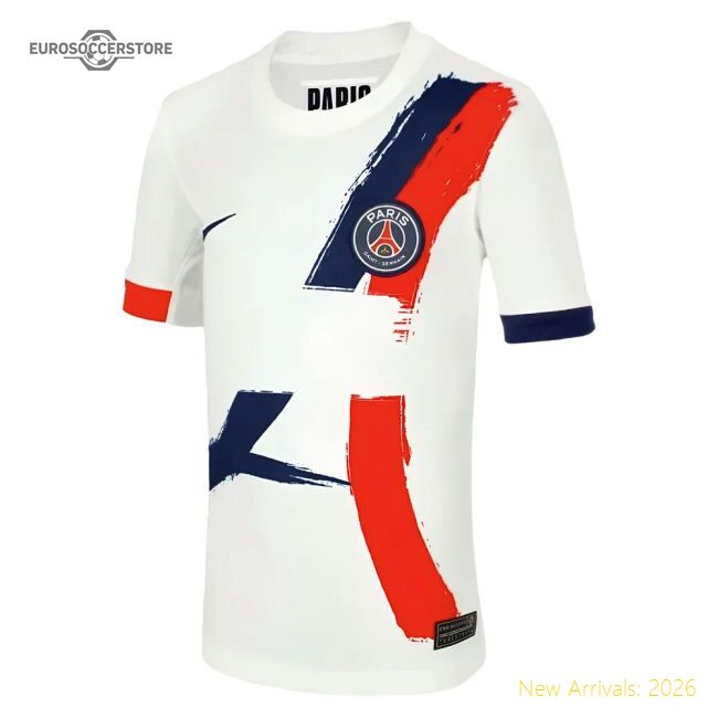 Genuine Popular 2025-2026 Psg Away Shirt (Sponsorless) - Kids