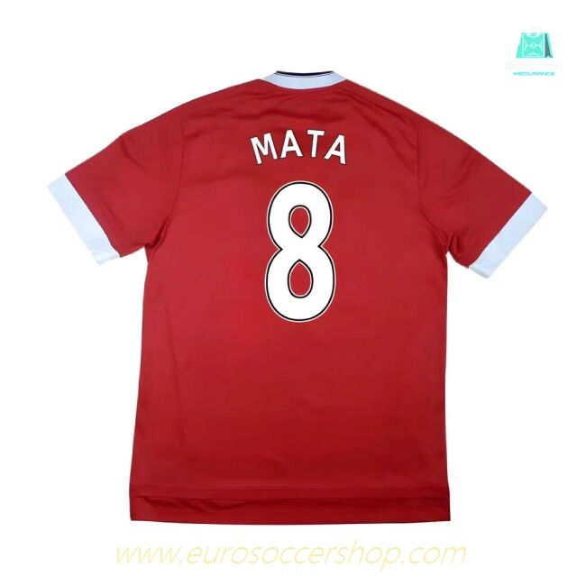 Manchester United 2015-16 Home Shirt (Excellent) (Mata 8)