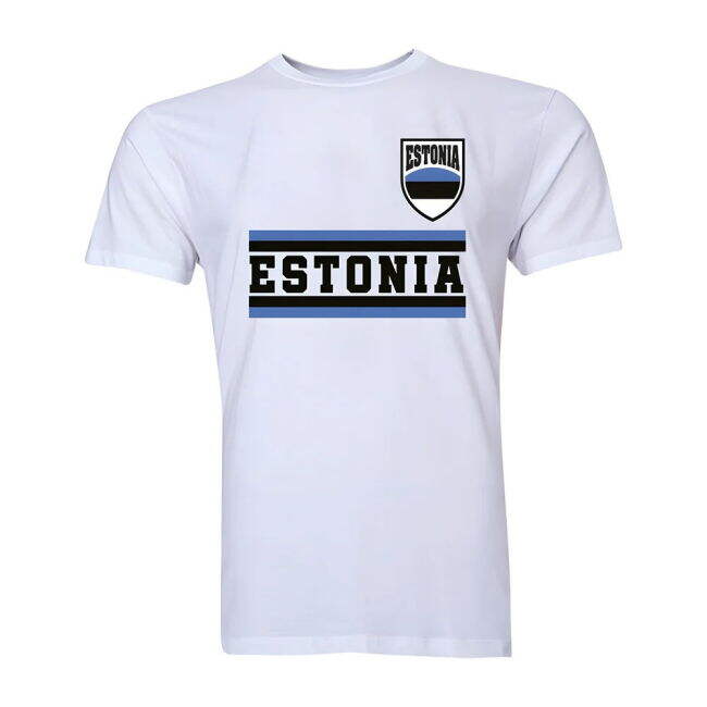 Estonia Country Team Fan Shirt - Adults Version