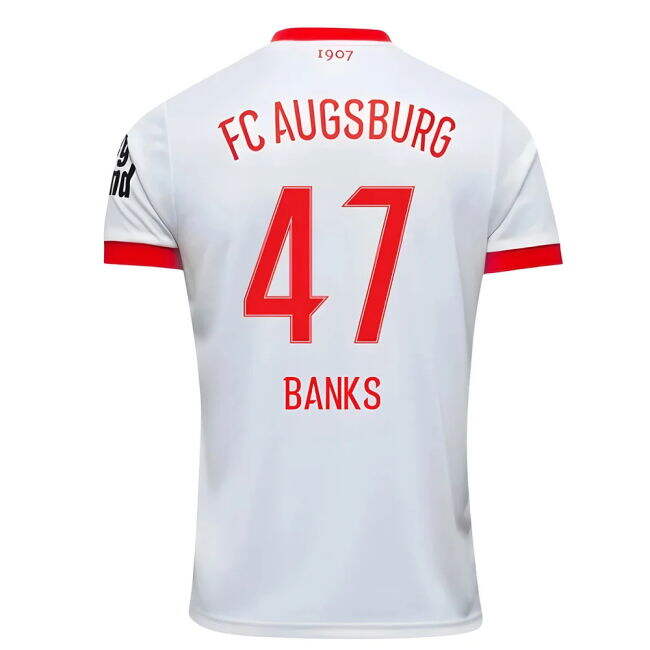 FC Augsburg official style Home Shirt 2025-2026 (Adult