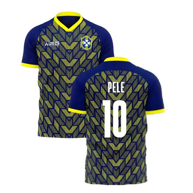 Brazil 2025-2026 Special Edition Concept Football Kit (Airo) (PELE 10)