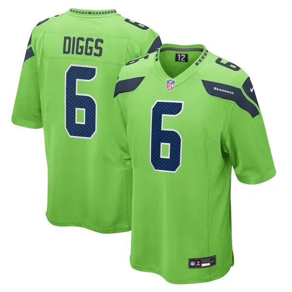 Performance Seattle Seahawks Game Jersey - Premium Green NFL Fan Je...