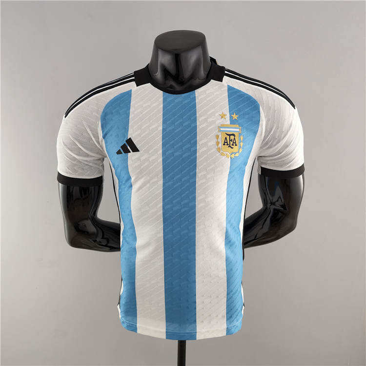 Argentina World Cup 2022 Home White Soccer Jersey Football Shirt