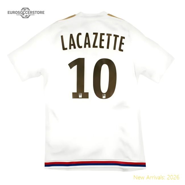 Supporter Lyon 2015-16 Third Shirt (Lacazette #10) (S) (Excellent)