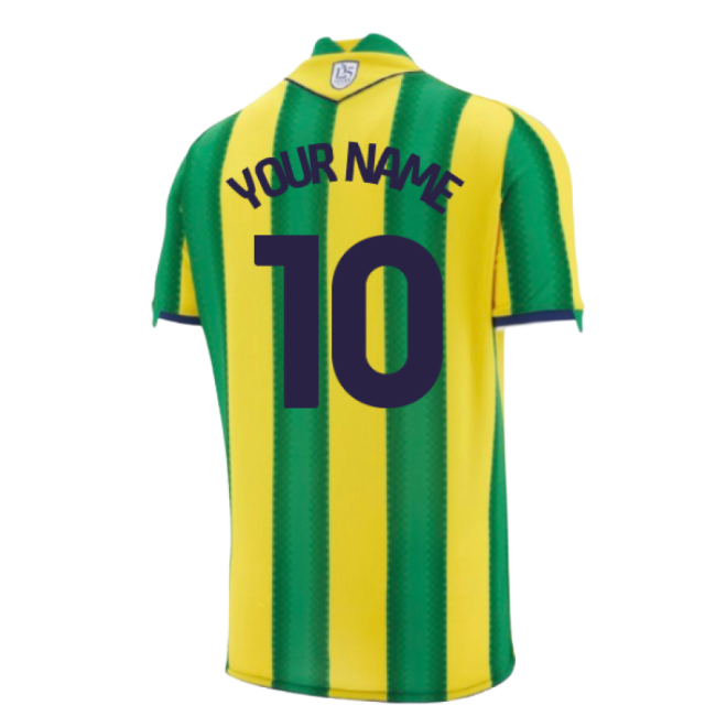 Custom West Brom Away Jersey 2025-2026