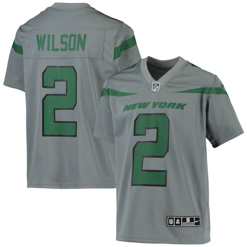 None Zach Wilson NY Jets Game-Ready Authentic Jersey Football Apparel