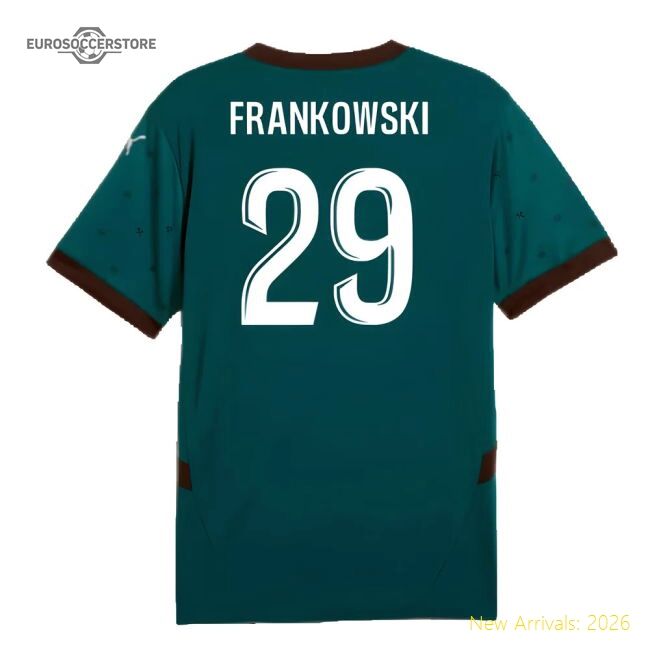 Best-Selling 2024-2025 Racing Lens Away Shirt (Frankowski 29)