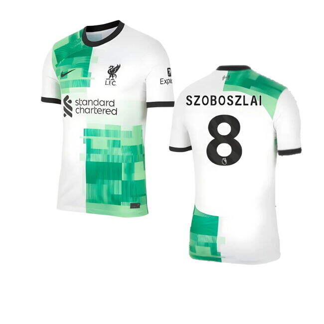 Top-Tier 2023-2024 Liverpool Away Trendy Quick-Dry Szoboszlai 8 A#482