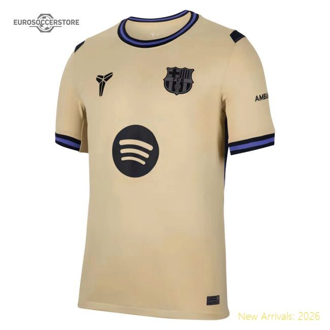 2025-2026 Barcelona Away Match-ready Jersey Lewandowski Nike Dri-fit